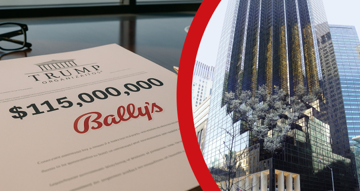 Trump könnte 115 Millionen Dollar erreichen, wenn Bally's ein Casino in New York eröffnet